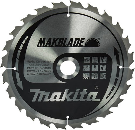 Makita Zubehör Tischkreissägeblatt Holz – B-33679 – B-33679