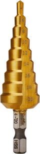 Makita accessoires trappenboor 9 traps 4-20mm - d-40129 - d-40129