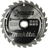 Makita Zubehör Doppelpack Kreissägeblätter Holz | Wirkung 165x20x1,4 25t 23g - b-62985-2