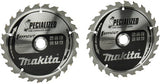 Makita Zubehör Doppelpack Kreissägeblätter Holz | Wirkung 165x20x1,4 25t 23g - b-62985-2