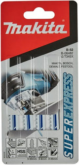 Makita Zubehör Stichsägeblatt HSS Uni 100mm T345x | 5 Stück - b-06482