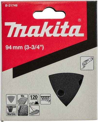 Makita Zubehör Schleifblatt 3-K K120 Schwarz V. - B-21749