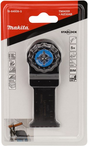 Makita Zubehör Bimetall-Tauchsägetma059 aiz32ab | 5 Stück - b-64939-5