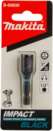 Makita Zubehör Dopsl 8x50mm 1 4 Impblk Magn – B-66830 – B-66830