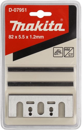 Makita Zubehör Hobelmeißel + Halter HM 82mm - D-07951