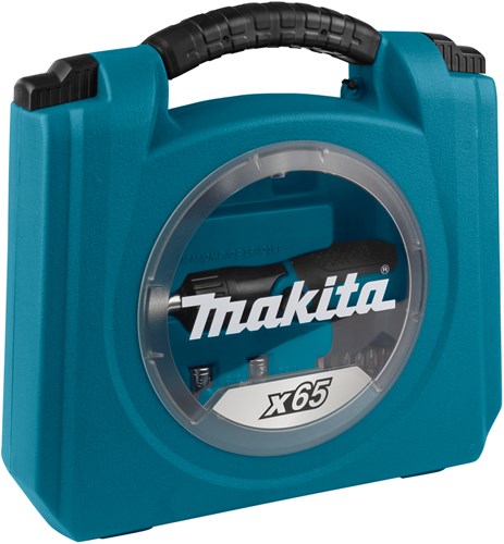 Makita-Zubehör d-42020 | Ratschen-Innensechskant-Bit-Satz | 65 Stück - D-42020