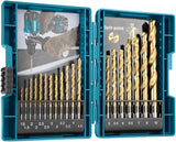 Makita Zubehör Bohrerset HSS-Zinn 19-teilig – D-67527