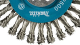 Makita Zubehör Rundbürste 115 mm X-Lock Edelstahl – D-73368 D-73368
