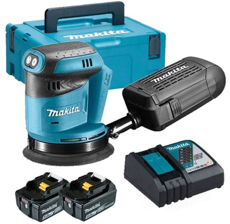 Makita dbo180rtj 18v Exzenterschleifer | 5,0 Ah Li-Ion – dbo180rtj