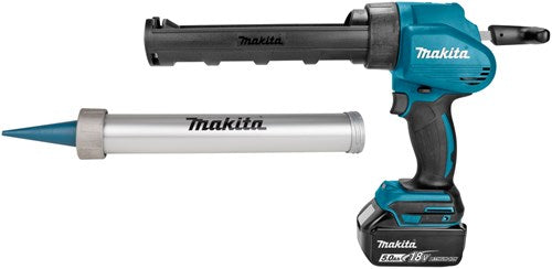 Makita dcg180rtx Akku-Kartuschenpistole mit Kartuschenhalter 300 ml und 600 ml | 1 Batterie 5,0 Ah