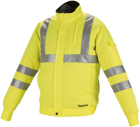 Makita dfj214zm | belüftete Sicherheitsjacke m | ohne Akkus, Ladeadapter
