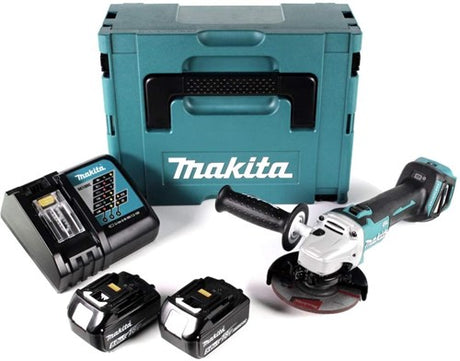 Makita dga511rtj 18v Winkelschleifer 125mm | 18 V 5,0 Ah Li-Ion in M-Box