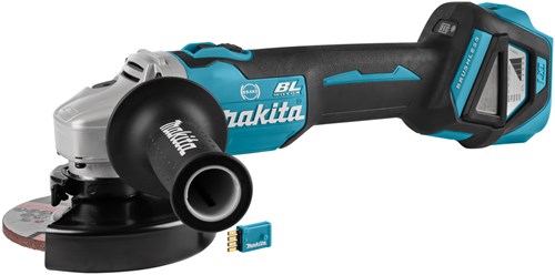 Makita dga514zju 18v Winkelschleifer 125 mm (aws) | Ohne Batterien und Ladegerät, in Mbox mit AWS-Sender - DGA514ZJU
