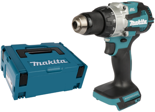 Makita dhp489zj | Schlagbohrmaschine | 18v | Körper | ohne Akkus, Ladegerät im M-Box-Gehäuse – dhp489zj
