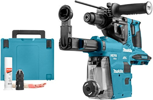 Makita hebr281zwj Akku-Bohrhammer mit Staubabsaugung | 2x18V Li-Ion | sds-plus -MR281zwj