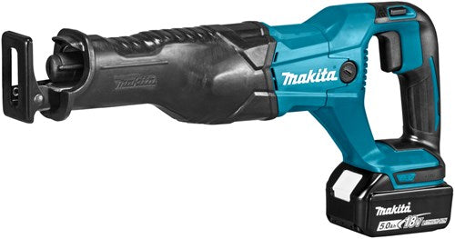 Makita djr186rte 18v Akku-Säbelsäge | 5,0 Ah Akku (2 Stück), Schnellladegerät, Koffer