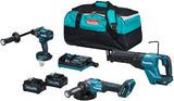 Makita dk0159g301 | Kombinationsset | 40 V max. | 4,0 Ah Akku | Schnellladegerät | df001g, ga005, jr001g | im Beutel