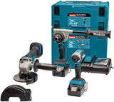 Makita dlx3155tj | Kombinationsset | 18v | Bohren, (Schlag-)Schrauben und Schleifen | einstellen | 5,0 ah | in mbox - dlx3155tj