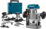Makita drt50zjx9 Akku-Fräsmaschine 18 V Li-Ion | ohne Akkus und Ladegerät in M-Box mit Führungsschienenadapter - drt50zjx9