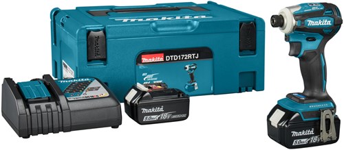 Makita dtd172rtj | Akku-Schlagschrauber | 18v | 2 x 5,0 Ah Akku + Schnellladegerät | in mbox dtd172rtj