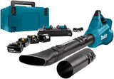 Makita dub362pt4j 2x18 V Laubbläser | mit Duo-Ladegerät und 4 Akkus