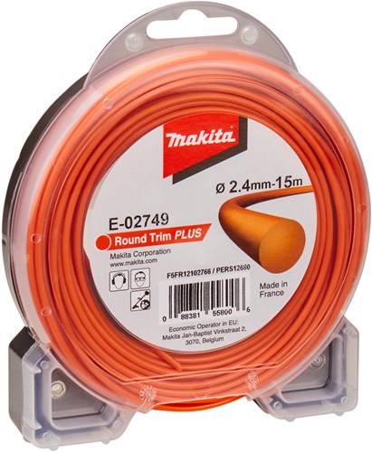 Makita Zubehör Mähfaden 2,4x15m rund - e-02749 e-02749