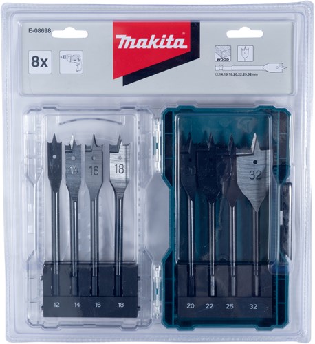 Makita Zubehör E-08698 Schnellbohrer-Set | 150mm | 1 4 Sechseck | 8-teilig - e-08698