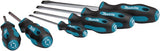 Makita Zubehör Makita E-10512 Schraubendreher-Set 6-teilig SL4 SL5,5 SL6,5 SL8 PZ1 PZ2