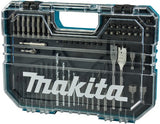 Makita Zubehör E-15126 Bohrer- und Schraubendreher-Bit-Set | 75-teilig | im Kunststoffkoffer E-15126