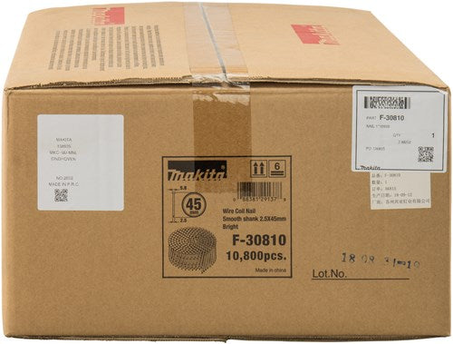 Zubehör für Makita-Drahtnagel 2,5 x 45 mm – F-30810