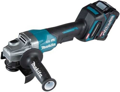 Makita battery angle grinder 125mm xgt 40v max 4.0ah