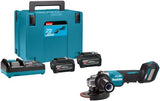 Makita ga029gu201 xgt 40v max Akku-Winkelschleifer | 125mm | 2 Akkus und Ladegerät im Koffer – ga029gu201