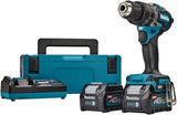Makita hp002gd201 | 40 V max. Schlagbohrmaschine/Schraubendreher | 2,5 Ah Akku (2 Stück) + Schnellladegerät | in mbox - hp002gd201