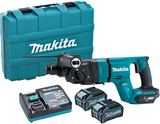 Makita HR007GM201 Akku-Kombihammer | 40 V max. | sds-plus | 2 x 4,0 Ah Akku + Schnellladegerät | im Kunststoffkoffer