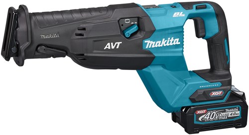 Makita jr002gm201 | 40 V max. | Akku-Säbelsäge | 4,0 Ah Akku (2 Stück) | Schnellladegerät | im Kunststoffkoffer jr002gm201