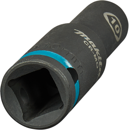 Imp-Makita-Schlagschrauber-Stecknuss Act schwarz, 1 2 10 mm lang – E-16411