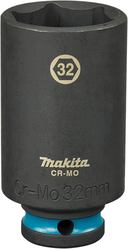 Makita e-16558 Schlagschrauber-Stecknuss 1 2 lang schwarz | 32mm