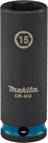 Makita Schlagschrauber-Stecknuss Impact schwarz, 3 8 15 mm lang – E-16324