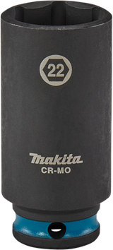 Makita Schlagschrauber-Stecknuss Impact schwarz, 3 8 22 mm lang – E-16396