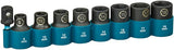 Makita Steckdosen-Set Impact Schwarz, 1 2 9-teilig – E-16645
