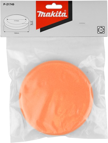 Makita Zubehör Makita P-21749 Schwamm orange 150 mm