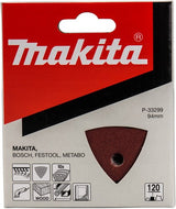Makita Zubehör Schleifblatt 3-K K120 rot v. - P-33299