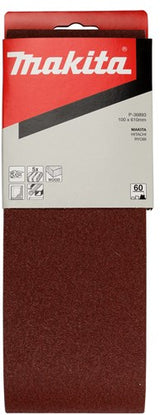 Makita Zubehör Schleifband K60 100x610 rot - P-36893