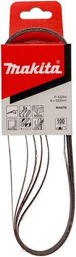 Makita Zubehör Schleifband K100 9x533 rot – P-43284