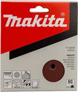 Makita Zubehör Schleifscheibe K60 125 rot v. - P-43549