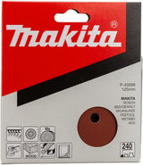 Makita Zubehör Schleifscheibe K240 125 rot v. - P-43599