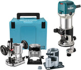 Makita rt0702cx3j | 230 V Kantenfräser | mit verschiedenen Füßen | in mbox - rt0702cx3j