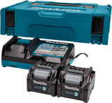 Makita Starterset xgt dc40rc 2xbl4025 | 40v 2,5ah - 191v27-4