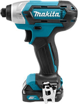 Makita td110dsaj 10,8 V Schlagschrauber 2,0 Ah Akku (2 Stück), Ladegerät, Koffer – td110dsaj