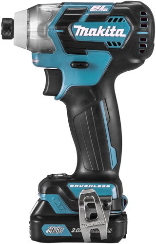 Makita TD111DSaj 10,8 V Schlagschrauber 2,0 Ah Akku (2 Stück), Ladegerät, MBox